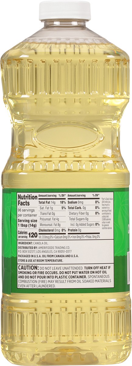 slide 4 of 13, First Street Pure Canola Oil, 48 oz