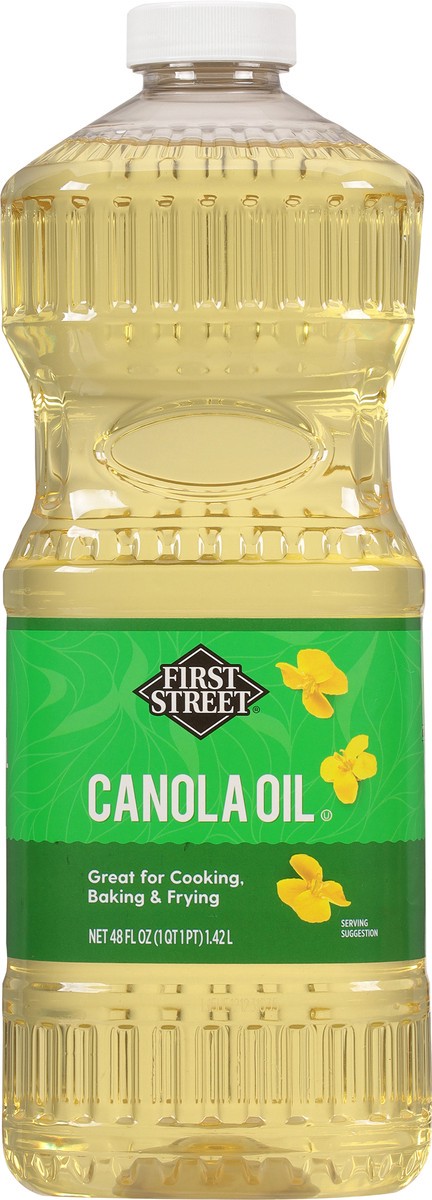slide 3 of 13, First Street Pure Canola Oil, 48 oz