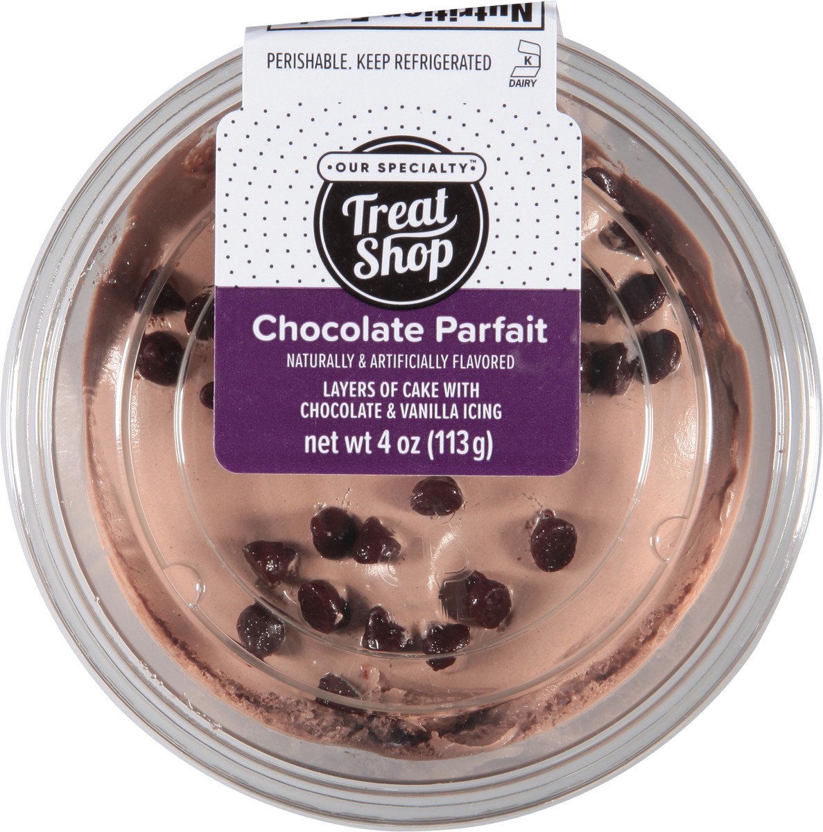 slide 4 of 13, Our Specialty Treat Shop Chocolate Parfait 4 oz, 4 oz