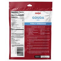 slide 3 of 5, Meijer Finely Shredded Gouda Cheese, 6 oz