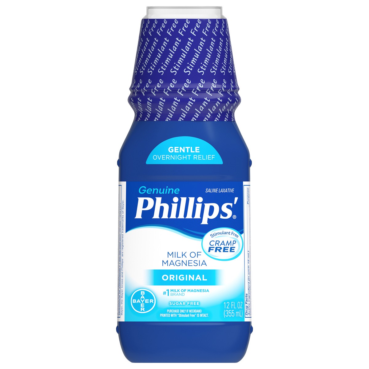 slide 3 of 3, Phillips' Genuine Original Milk of Magnesia Saline Laxative 12 fl oz, 12 oz