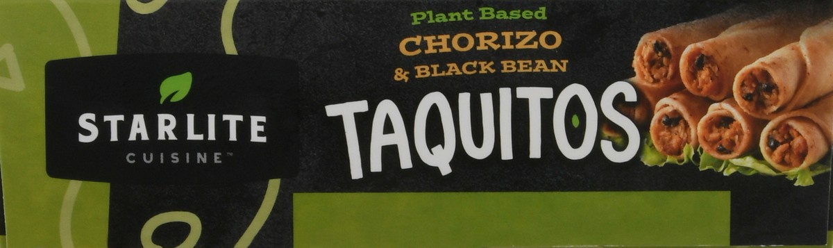 slide 6 of 10, Starlite Cuisine Chorizo & Black Bean Taquitos 8 ea Box, 8 ct