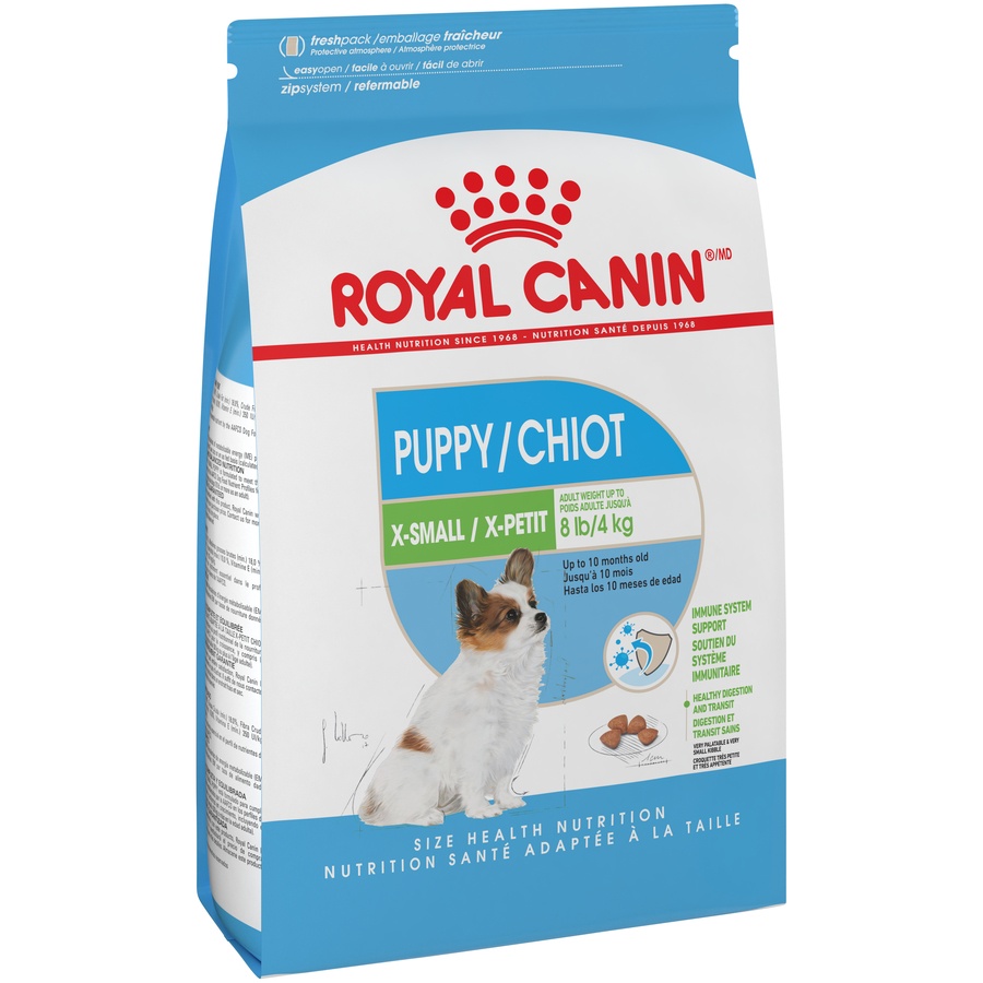 slide 2 of 9, Royal Canin X-Small Puppy Dry Food, 3 lb