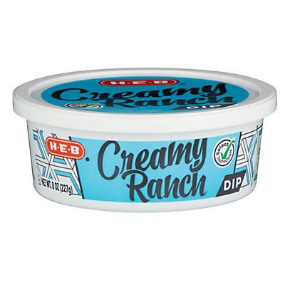 slide 1 of 1, H-E-B Ranch Dip, 8 oz