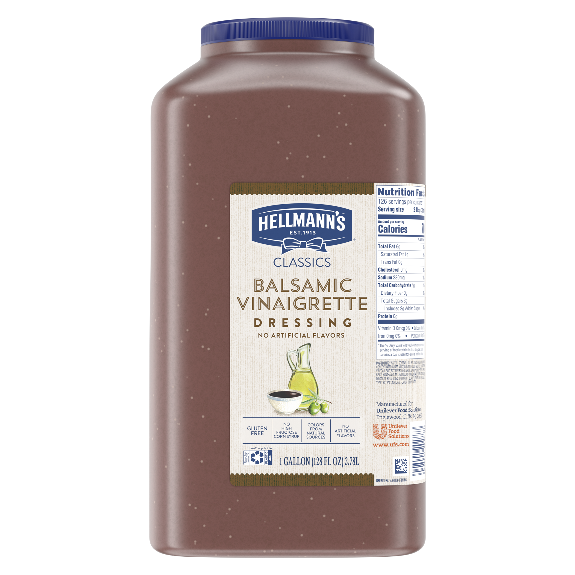 slide 4 of 4, Hellmann's Spreads & Dressings BALSAMIC VINAIGRETTE 1 GA, 1 gal