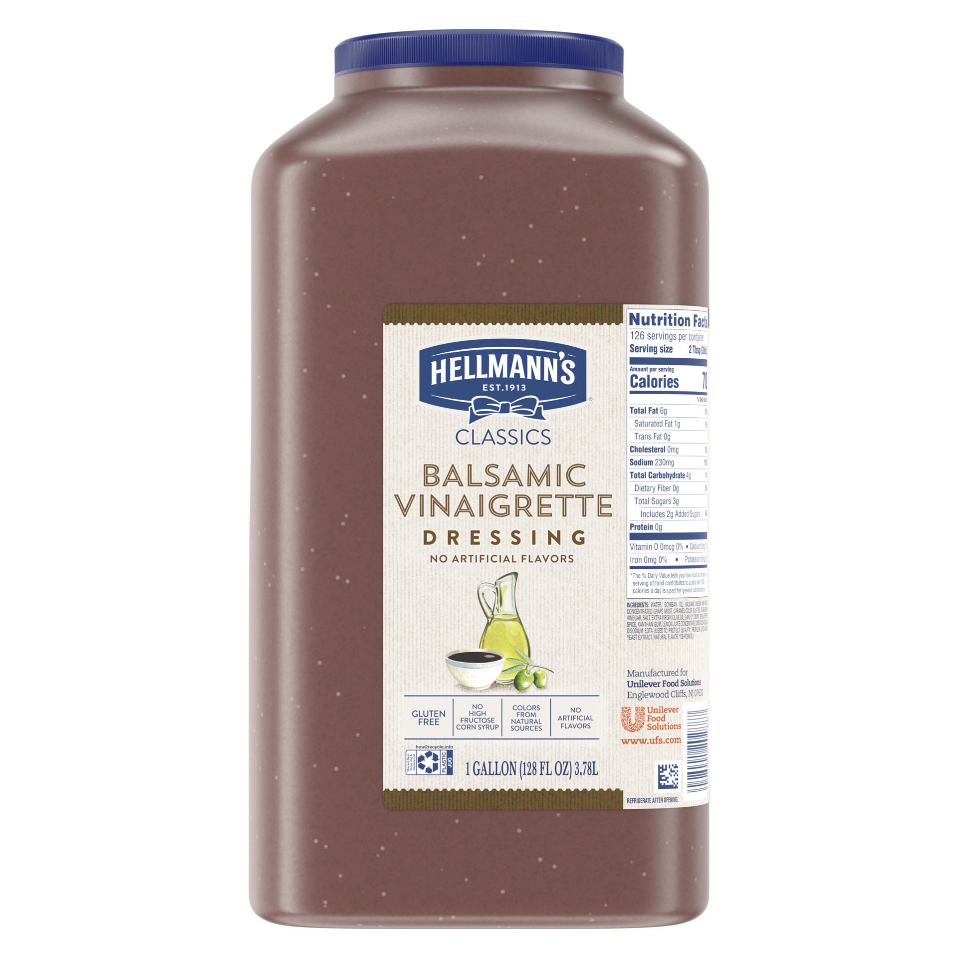 slide 1 of 4, Hellmann's Spreads & Dressings BALSAMIC VINAIGRETTE 1 GA, 1 gal