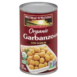 Hain Pure Foods Westbrae Natural Vegetarian Organic Garbanzo Beans
