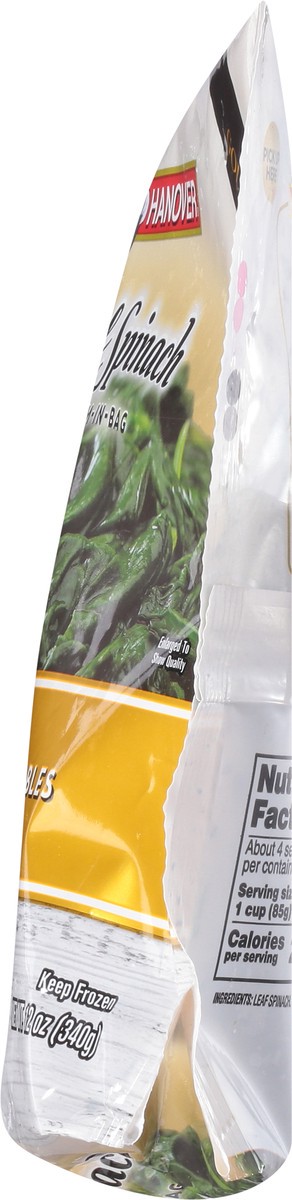 slide 8 of 9, Hanover The Gold Line Steam-in-Bag Premium Vegetables Leaf Spinach 12 oz, 12 oz
