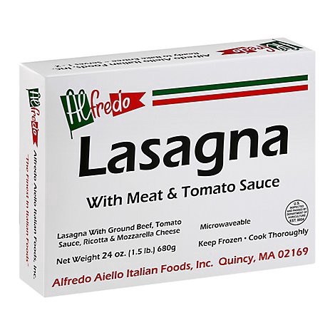slide 1 of 1, Alfredo Meat Lasagna - 24 Oz, 24 oz