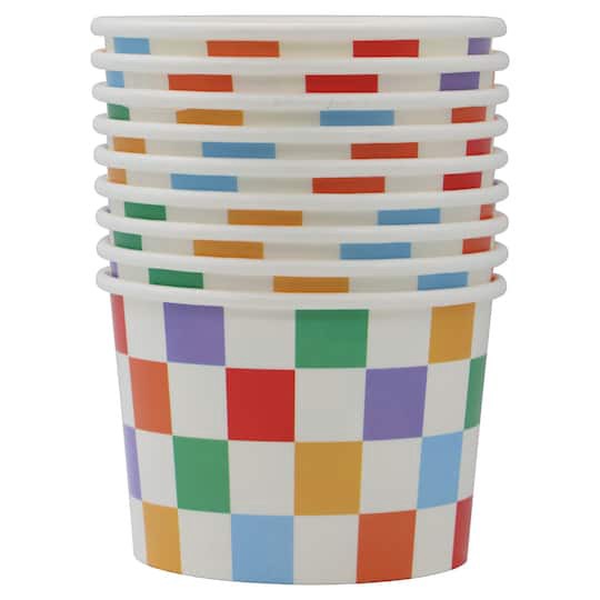 slide 1 of 2, 8oz. Checker Snack Cups, 10ct. By Celebrate It, 10 ct