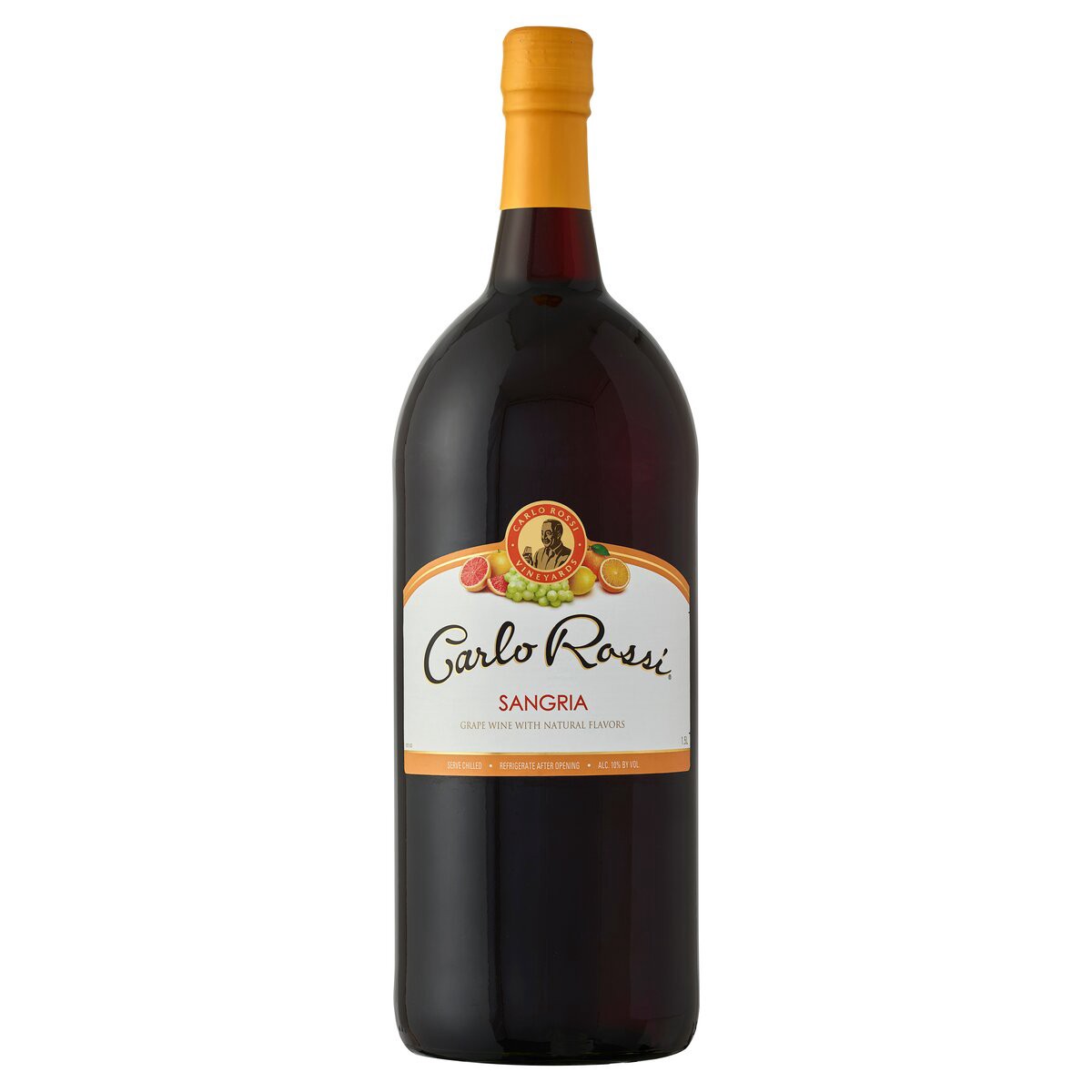 slide 1 of 2, Carlo Rossi Red Wine, 1.50 liter