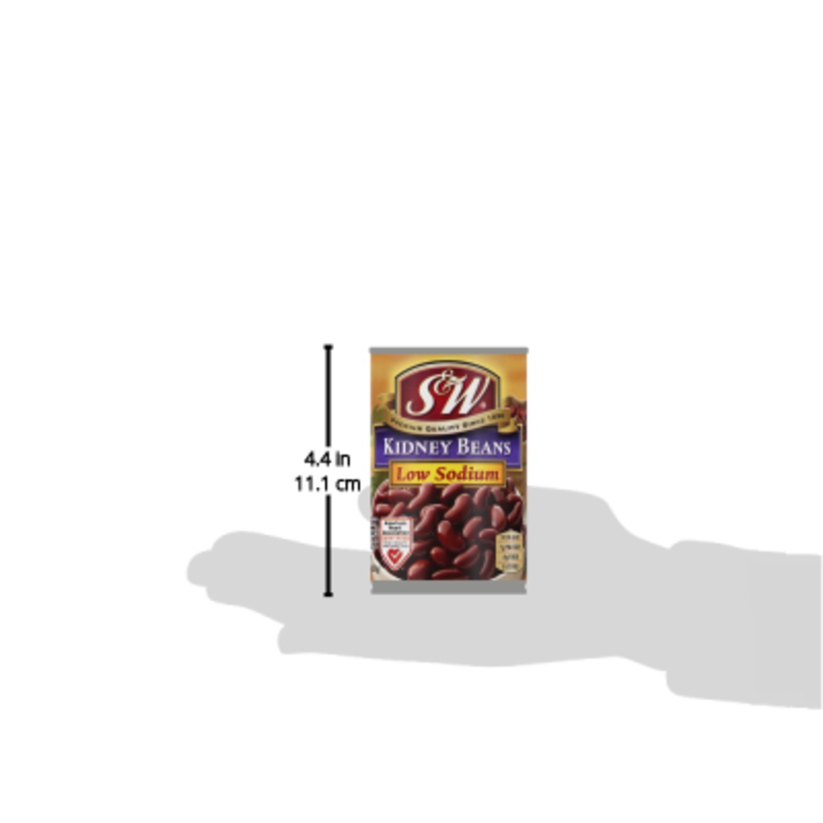 slide 10 of 11, S&W 50% Less Sodium Red Kidney Beans,