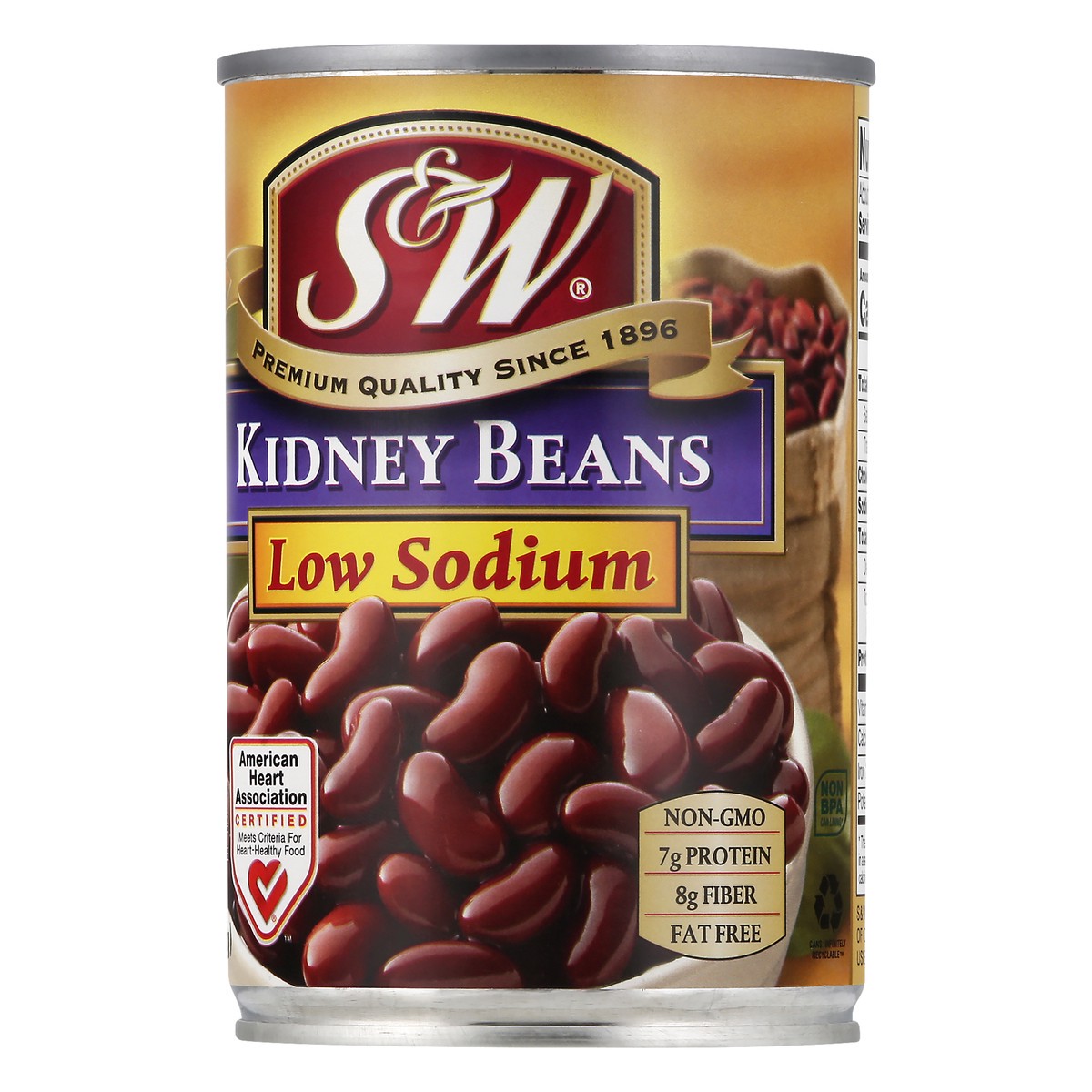 slide 11 of 11, S&W 50% Less Sodium Red Kidney Beans,
