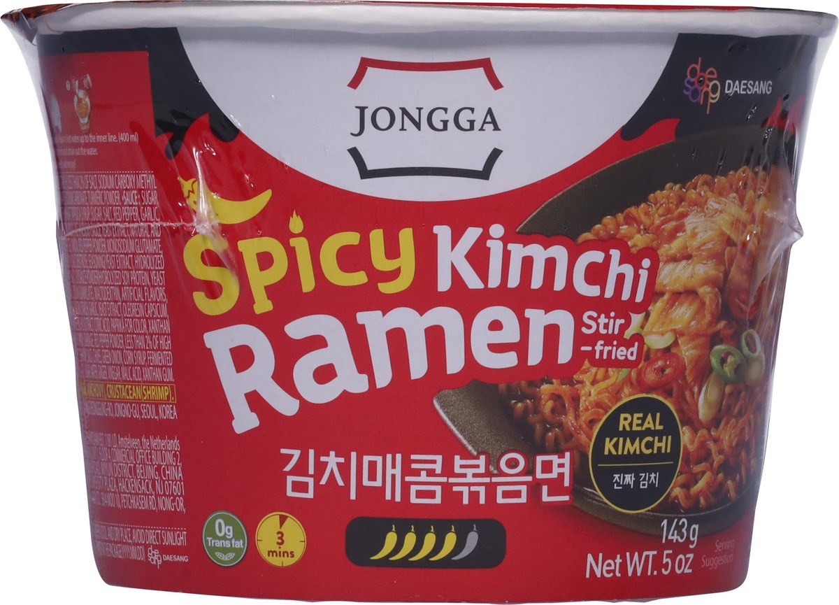 slide 3 of 14, Jongga Stir-Fried Spicy Kimchi Ramen 5 oz, 5 oz
