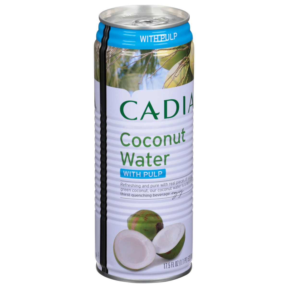 slide 2 of 13, Cadia Coconut Water With Pulp - 17.5 oz, 17.5 oz