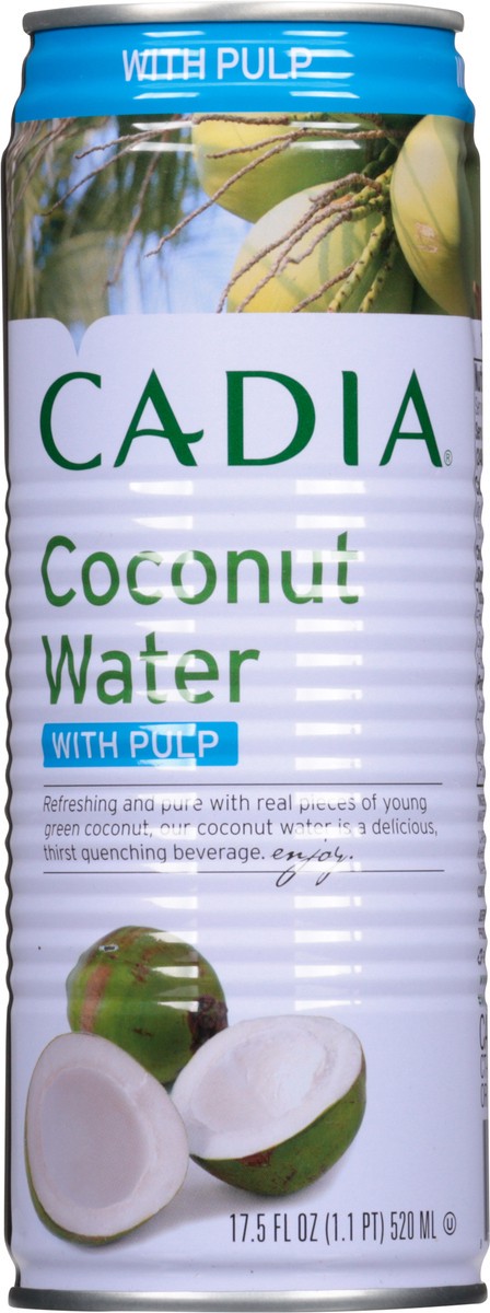 slide 9 of 13, Cadia Coconut Water With Pulp - 17.5 oz, 17.5 oz