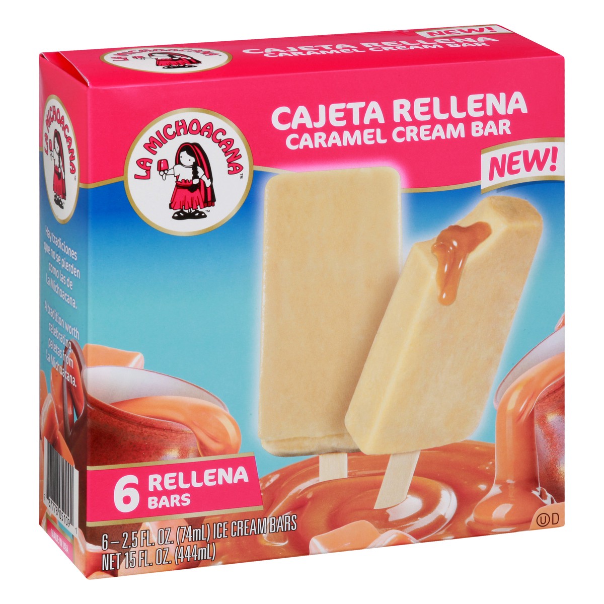 slide 2 of 13, La Michoacana Ice Cream Bars 6 ea, 6 ct