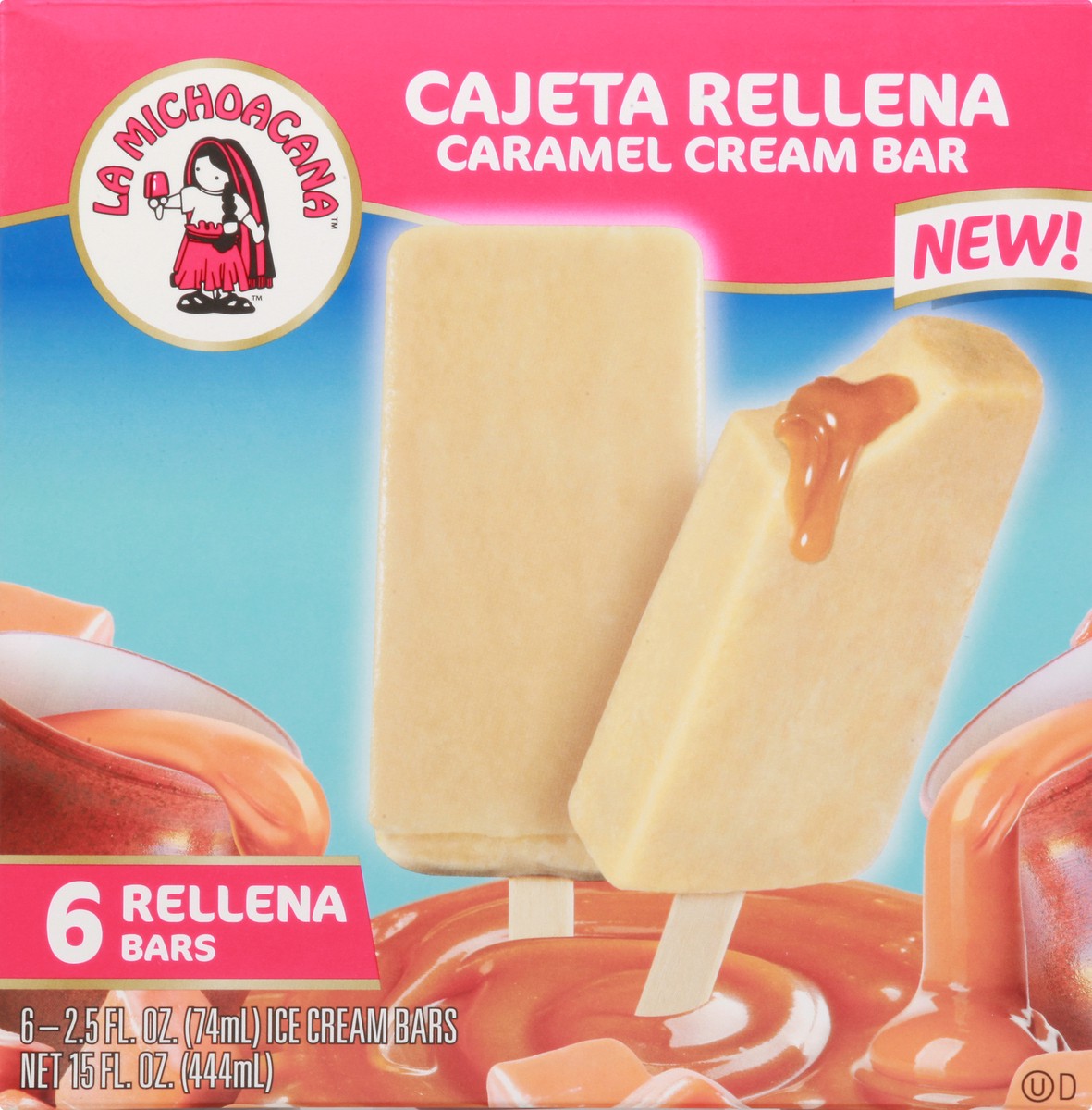 slide 13 of 13, La Michoacana Ice Cream Bars 6 ea, 6 ct