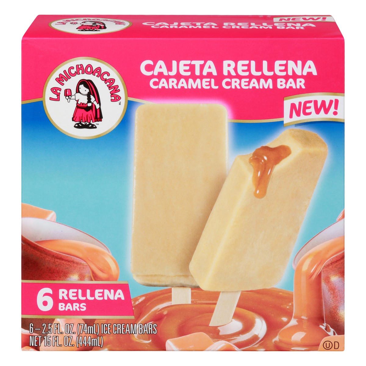 slide 1 of 13, La Michoacana Ice Cream Bars 6 ea, 6 ct