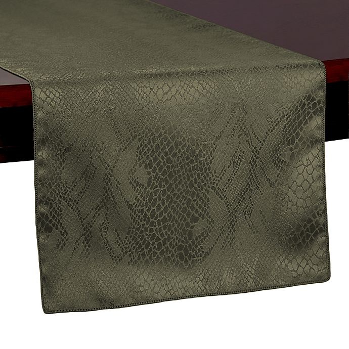 slide 1 of 1, Ultimate Textile Kenya Table Runner - Jungle Green, 72 in