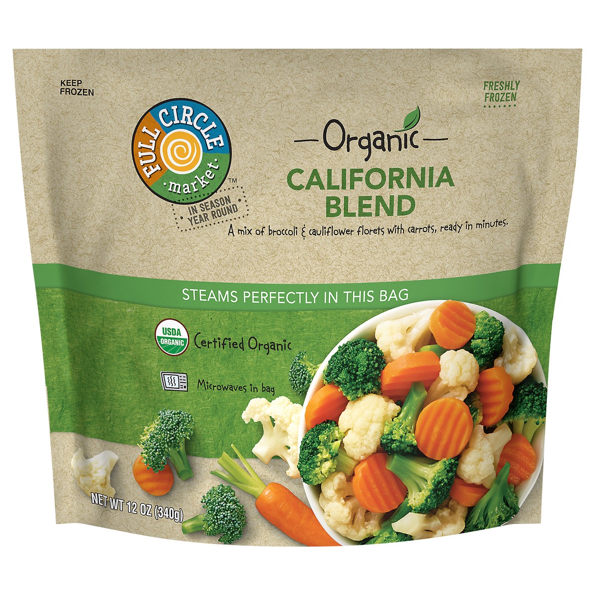 slide 4 of 4, Full Circle Market Organic California Blend 12 oz, 12 oz