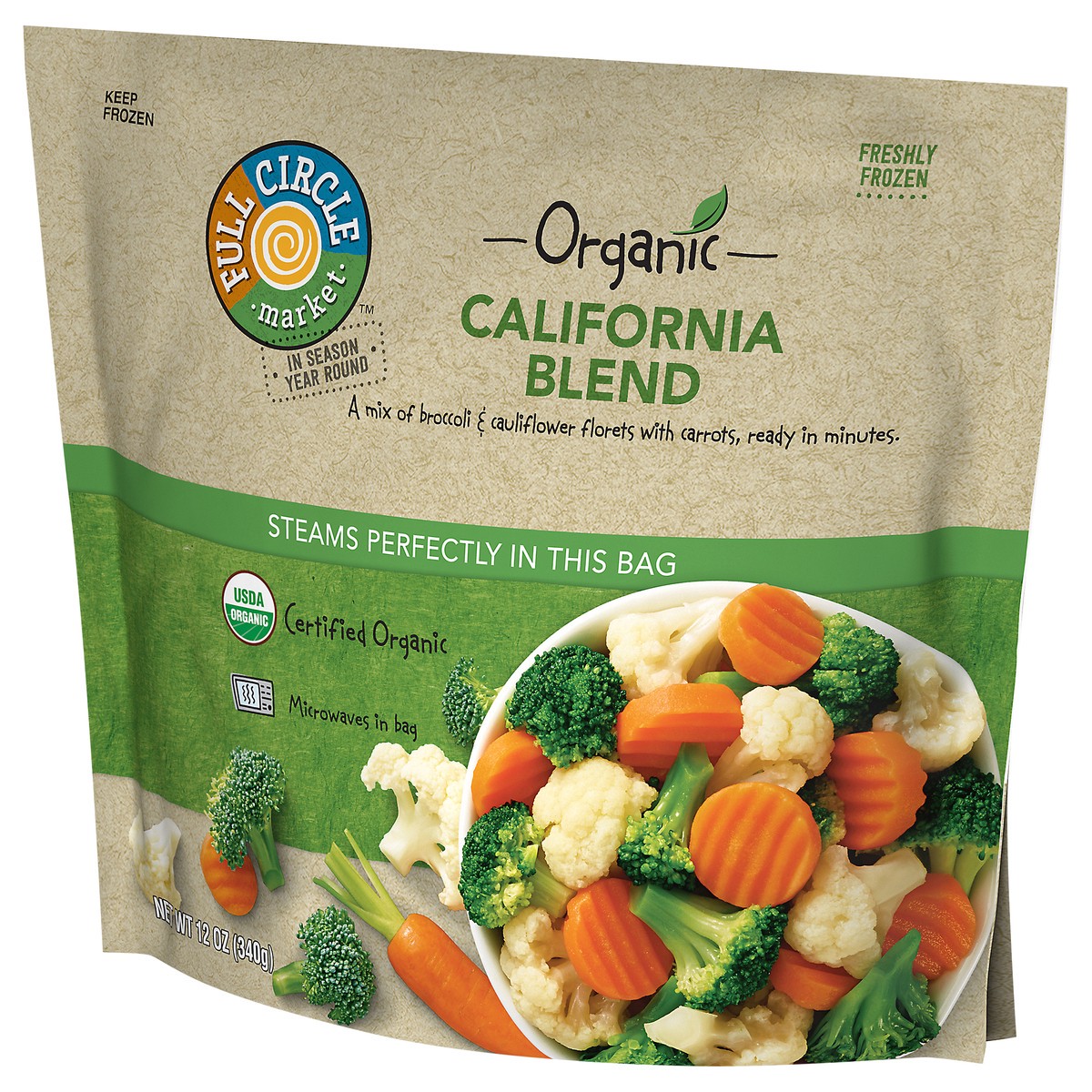 slide 3 of 4, Full Circle Market Organic California Blend 12 oz, 12 oz