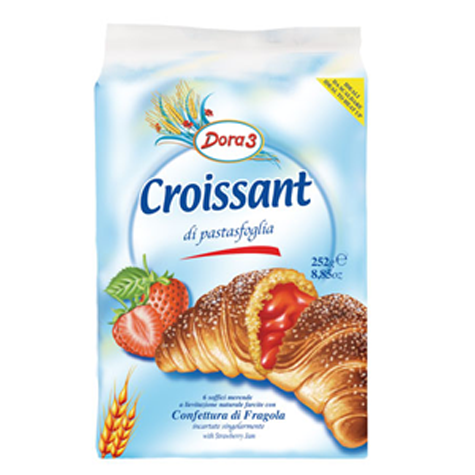 slide 1 of 1, Dora Croissant Strawberry, 1 ct