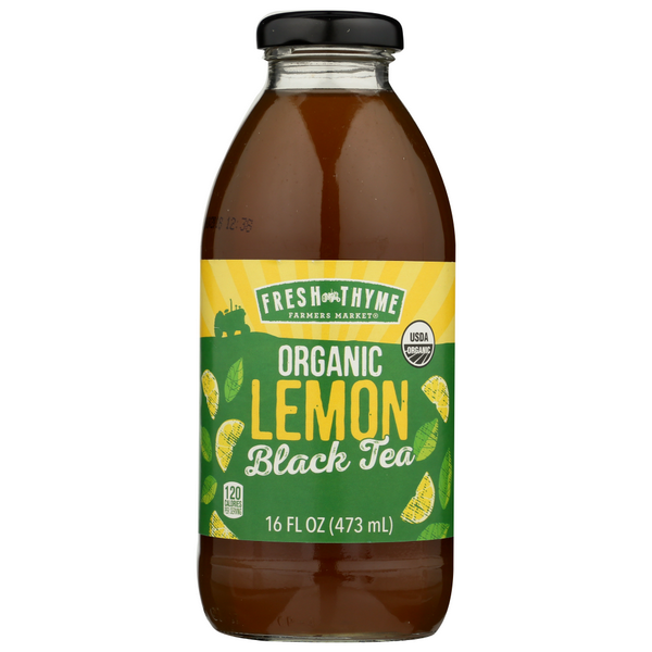 slide 1 of 1, Fresh Thyme Organic Lemon Black Tea, 1 ct