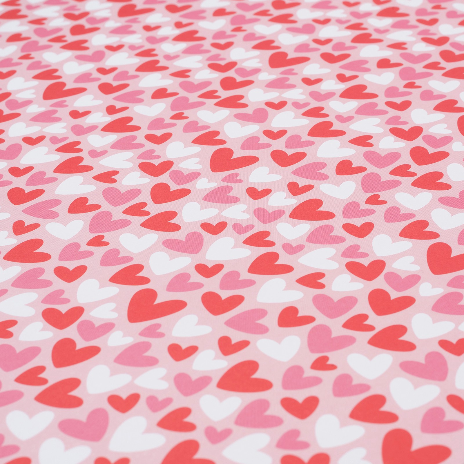 slide 3 of 3, Red, Pink & White Hearts Scrapbook Paper By Recollections, 12" X 12", 12 in x 12 in