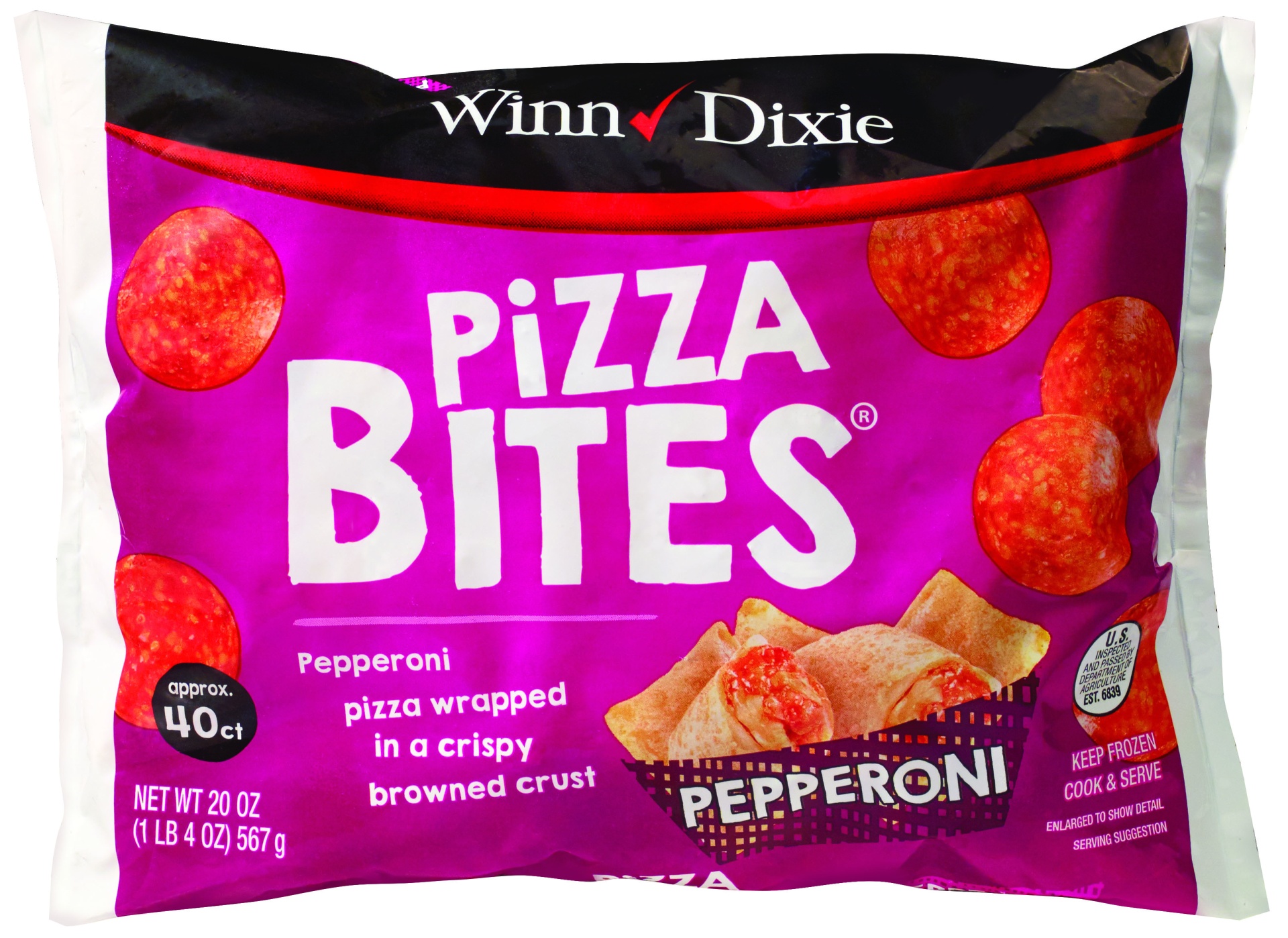 slide 1 of 1, Winn-Dixie Pizza Snack Pepperoni, 20 oz