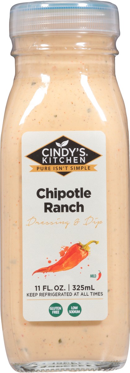 slide 13 of 13, Cindy's Kitchen Chipotle Ranch Dressing & Dip 11 fl oz, 11 fl oz