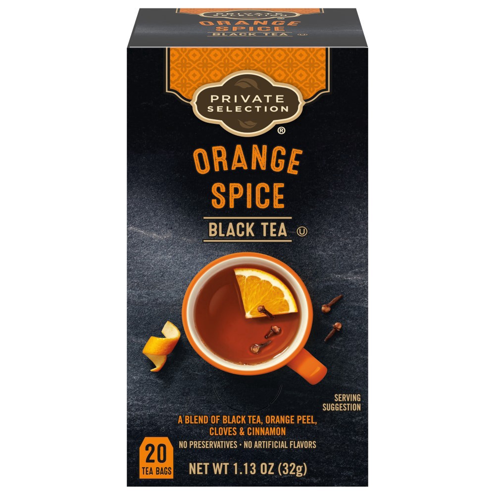 slide 3 of 3, Private Selection Orange Spice Black Tea - 20 ct, 20 ct