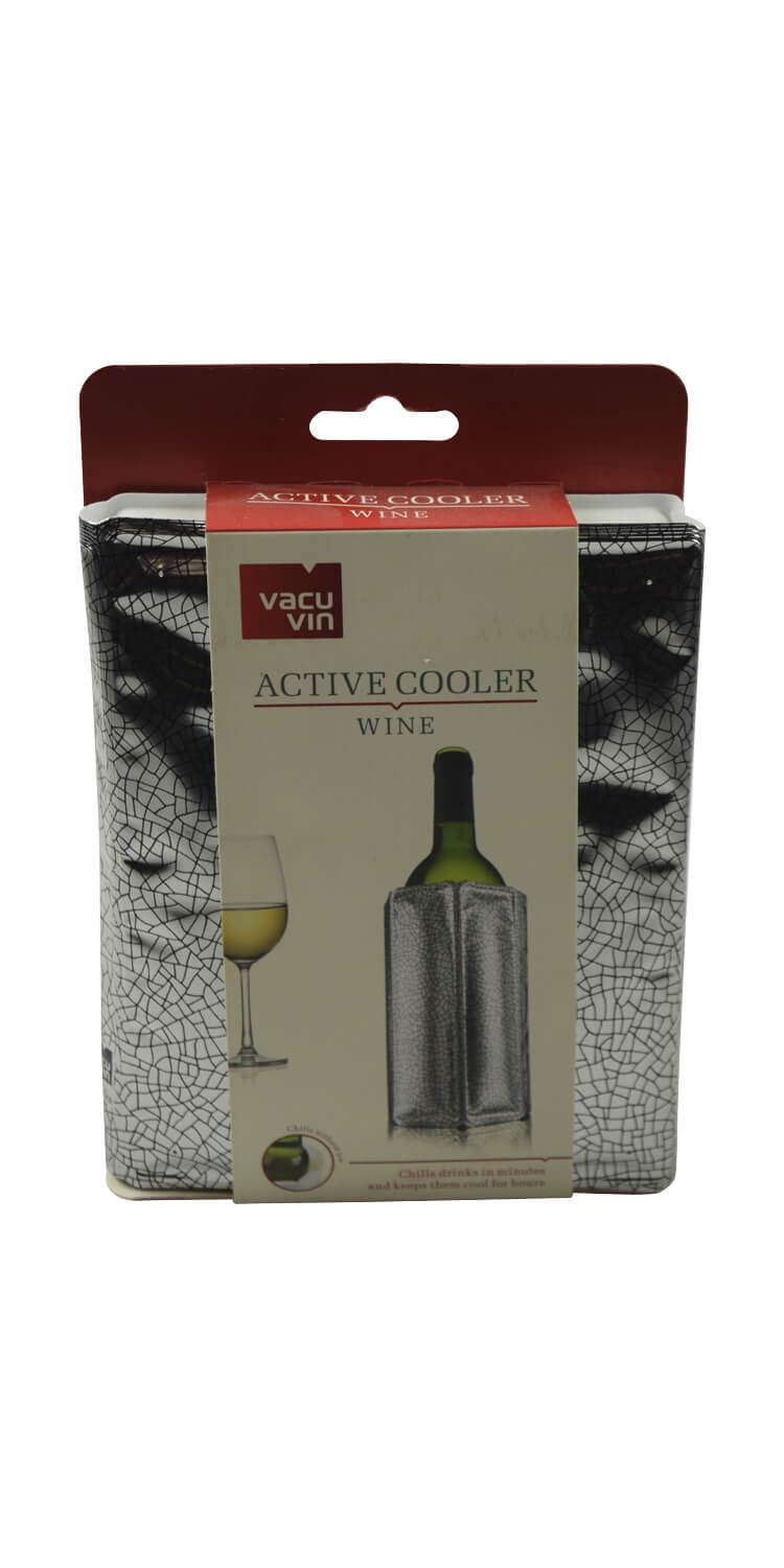slide 1 of 1, Vacuvin Cooler Silver Wrap Around, 1 ct