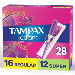 Tampax Radiant Duo Unscented Tampons