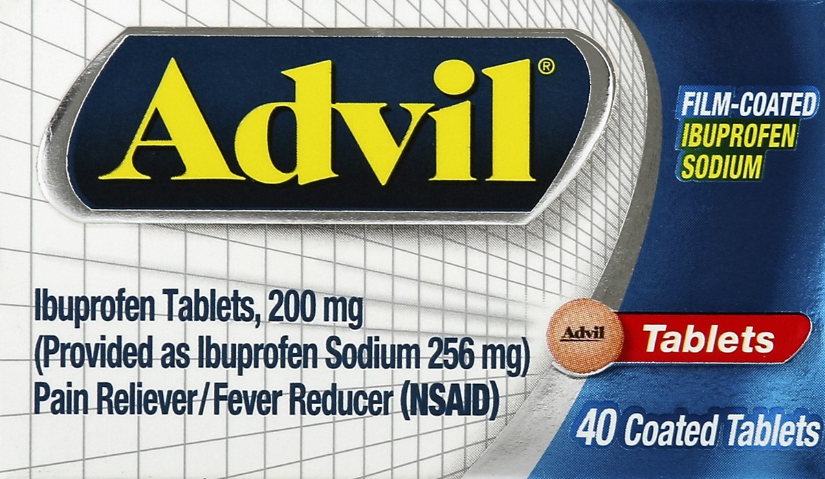 slide 5 of 6, Advil Ibuprofen 40 ea, 40 ct