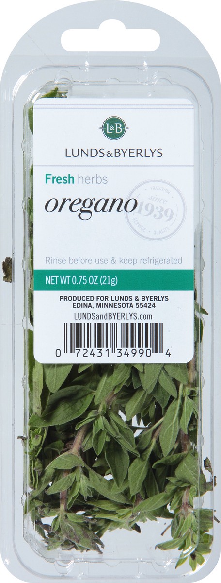 slide 3 of 9, L&B Lunds & Byerlys Fresh Herbs Oregano 0.75 oz, 0.75 oz