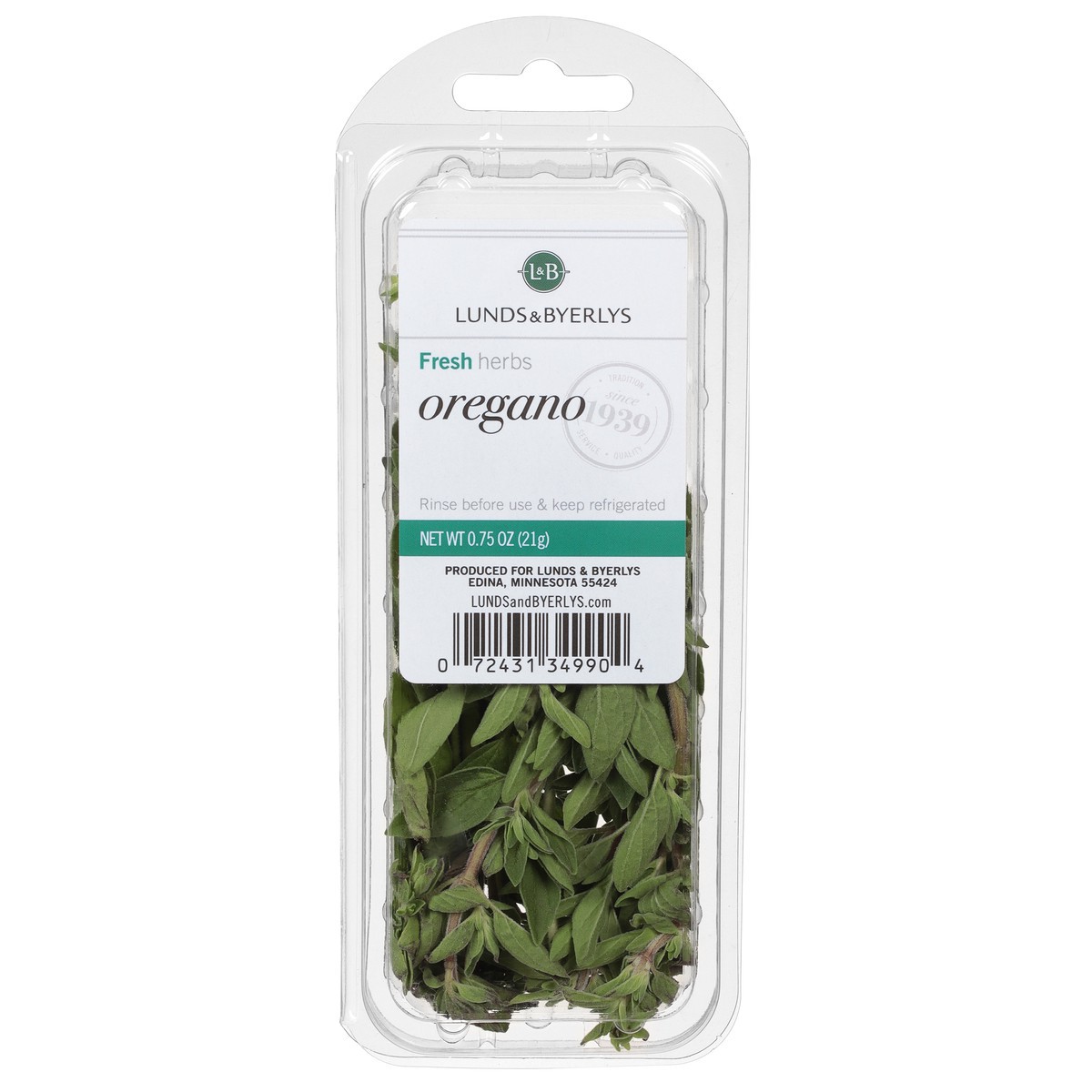 slide 4 of 9, L&B Lunds & Byerlys Fresh Herbs Oregano 0.75 oz, 0.75 oz