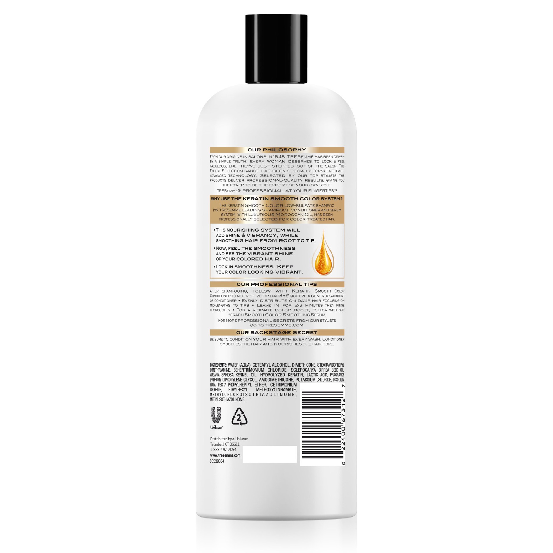 slide 3 of 3, TRESemmé Expert Selection Color Conditioner Keratin Smooth, 25 oz, 25 oz