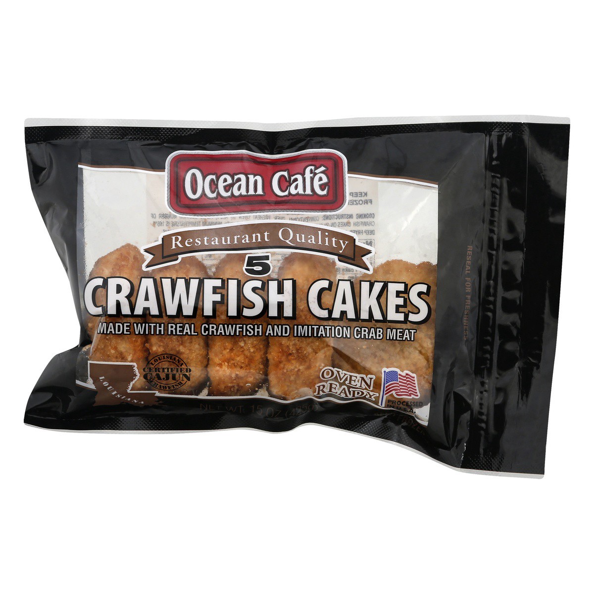 slide 1 of 7, Ocean Cafe Crawfish Cakes, 15 oz