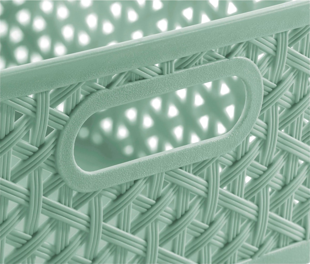 slide 7 of 13, Whitmor Resin Sm Strge Tote-S/3 Loden Frost, SM