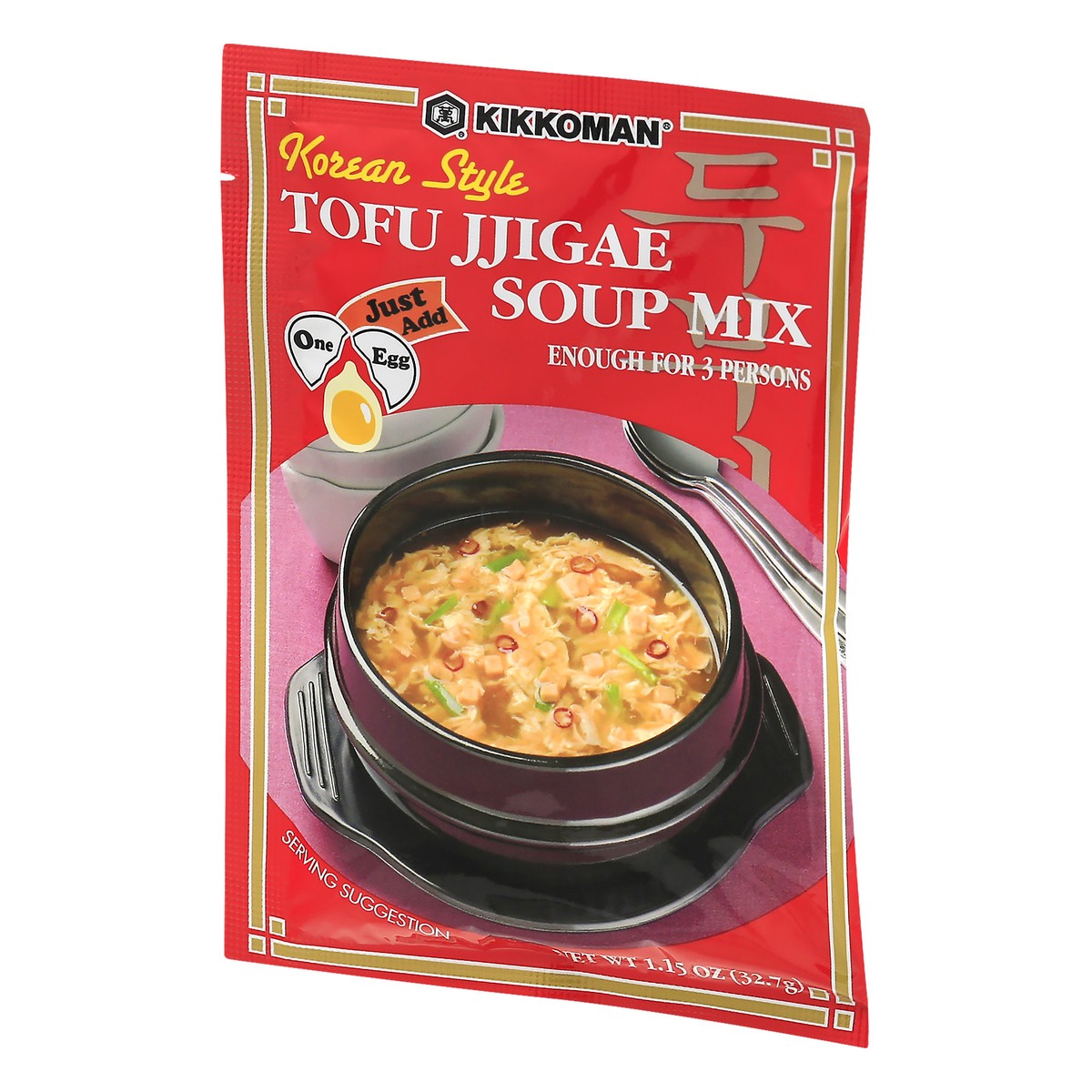 slide 8 of 12, Kikkoman Korean Style Tofu Jjigae Soup Mix 1.15 oz, 1.15 oz