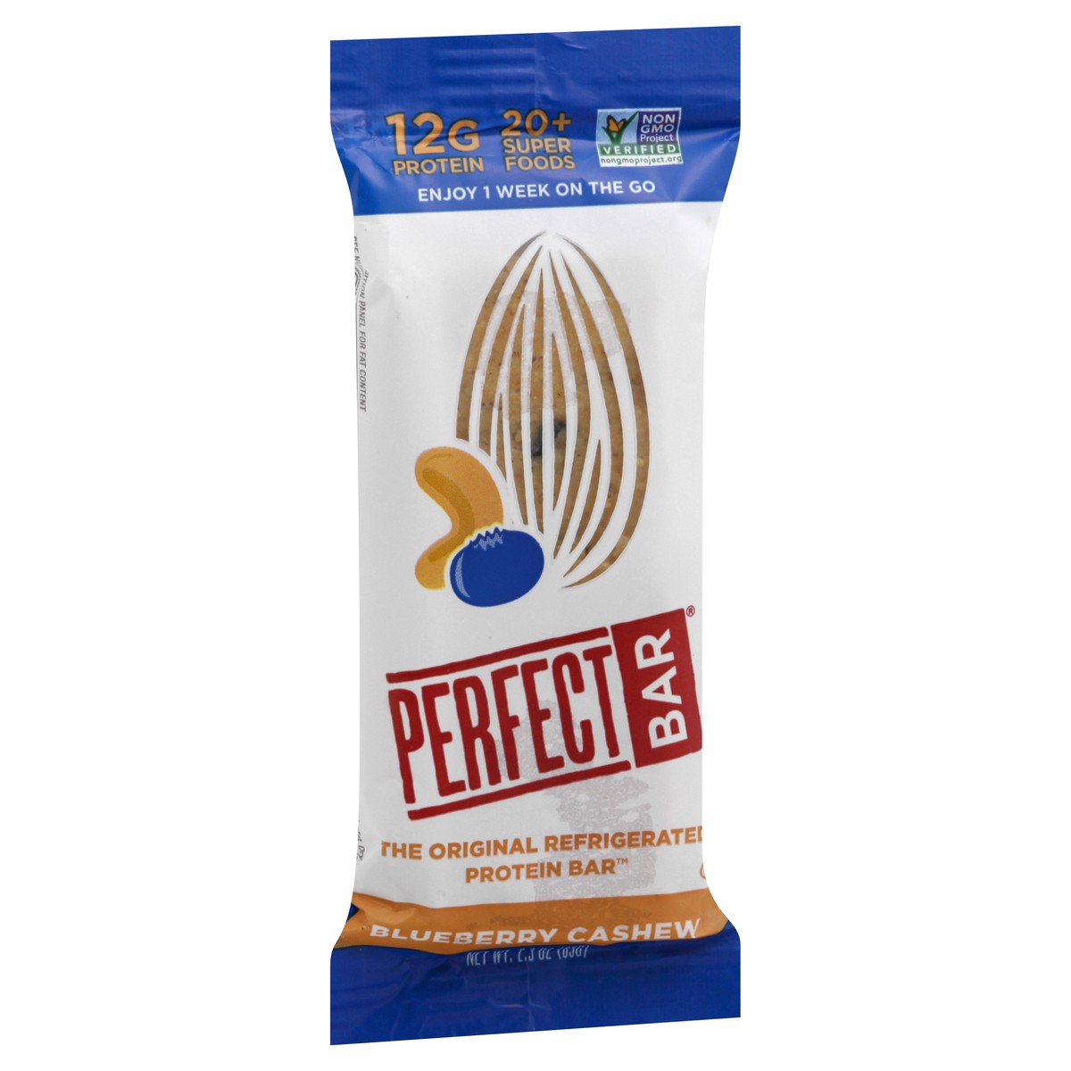 slide 3 of 9, Perfect Bar Blueberry Cashew Protein Bar 2.3 oz, 2.3 oz