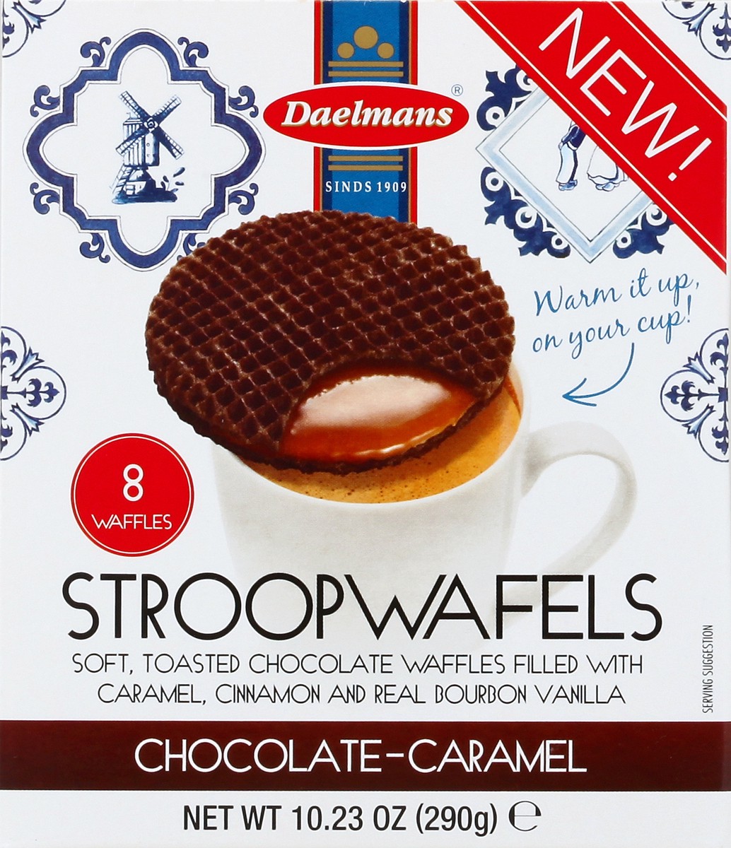 slide 4 of 4, Daelmans Stroopwafels, Chocolate-Caramel, 8 ct