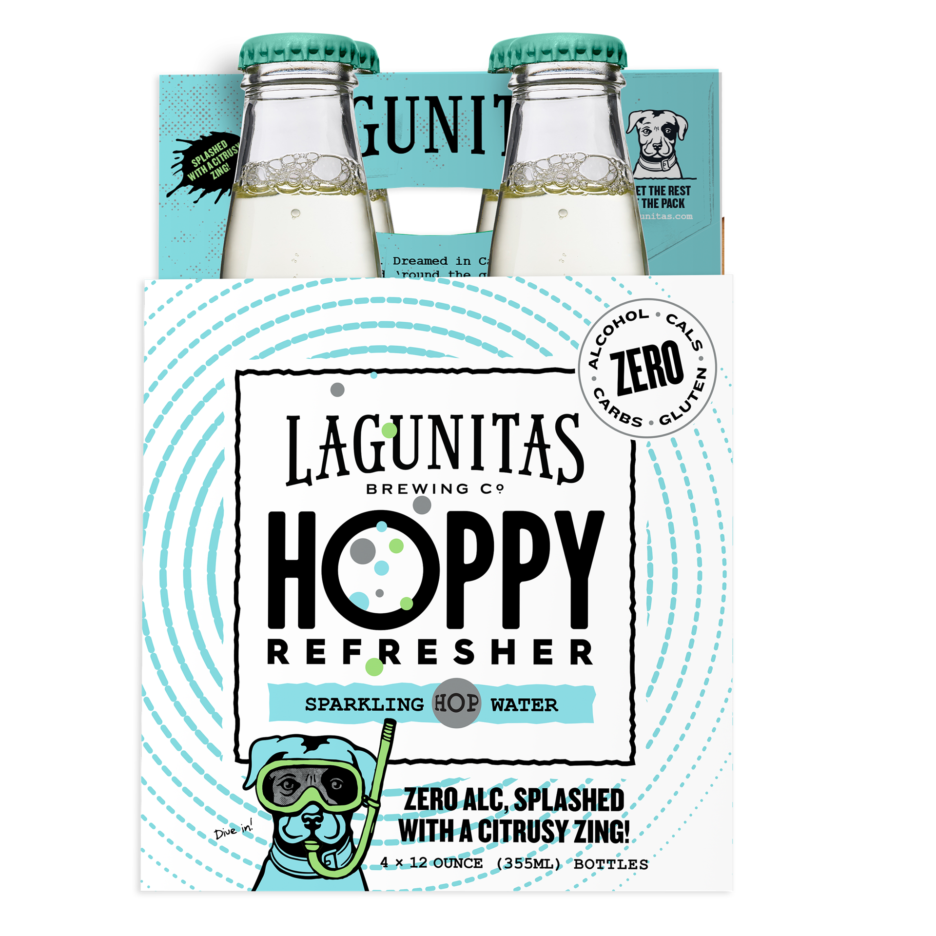 slide 1 of 4, Lagunitas Hoppy Refresher, 4 Pack, 12 fl. oz. Bottles, 4 ct