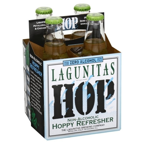 slide 1 of 6, Lagunitas Hop Non-Alcoholic Hoppy Refresher, 4 ct; 12 oz