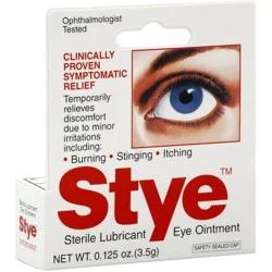 Stye Eye Ointment, Sterile Lubricant