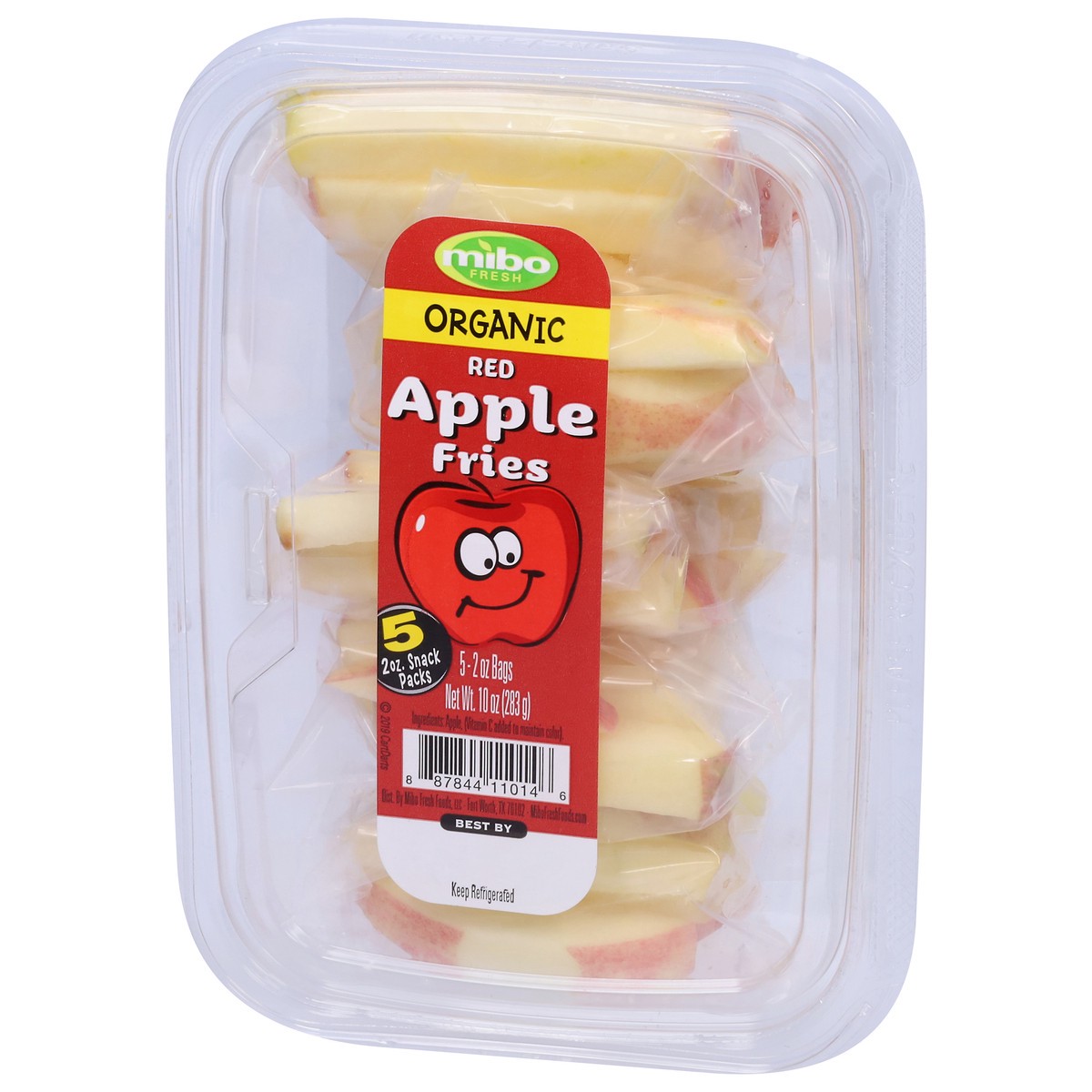 slide 3 of 9, Mibo Fresh Red Organic Apple Fries 5 - 2 oz Bags, 5 ct; 2 oz