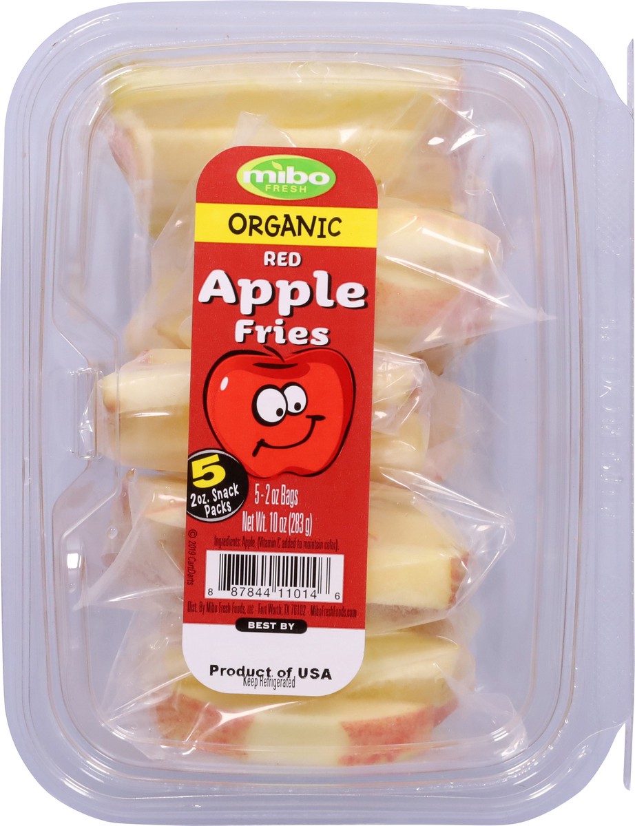 slide 6 of 9, Mibo Fresh Red Organic Apple Fries 5 - 2 oz Bags, 5 ct; 2 oz