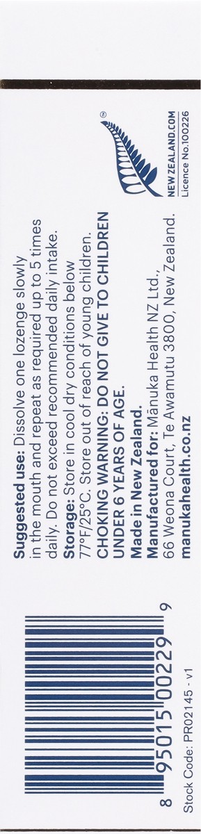 slide 2 of 14, Manuka Health MGO 400+ Manuka Honey Lemon Lozenges 15 ea, 15 ct