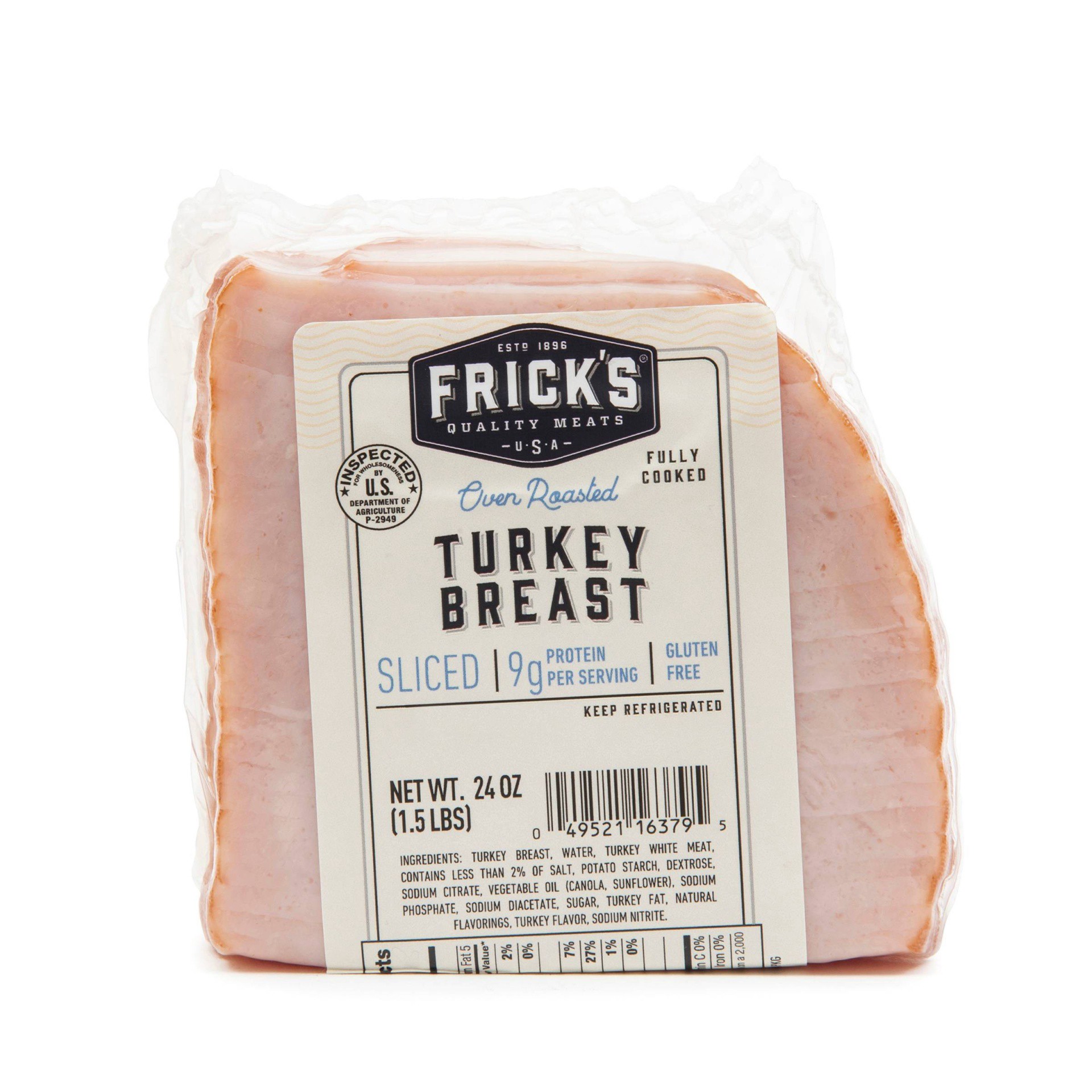 slide 1 of 3, Frick's Sliced Oven Roasted Turkey Breast 24 oz, 24 oz